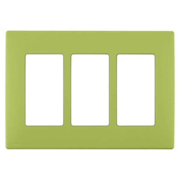 Leviton WALLPLATES RENU 3 GANG WLPLT GRANNY SMITH APPLE REWP3-GS